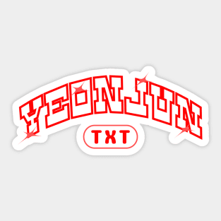 Yeonjun TXT College Sticker